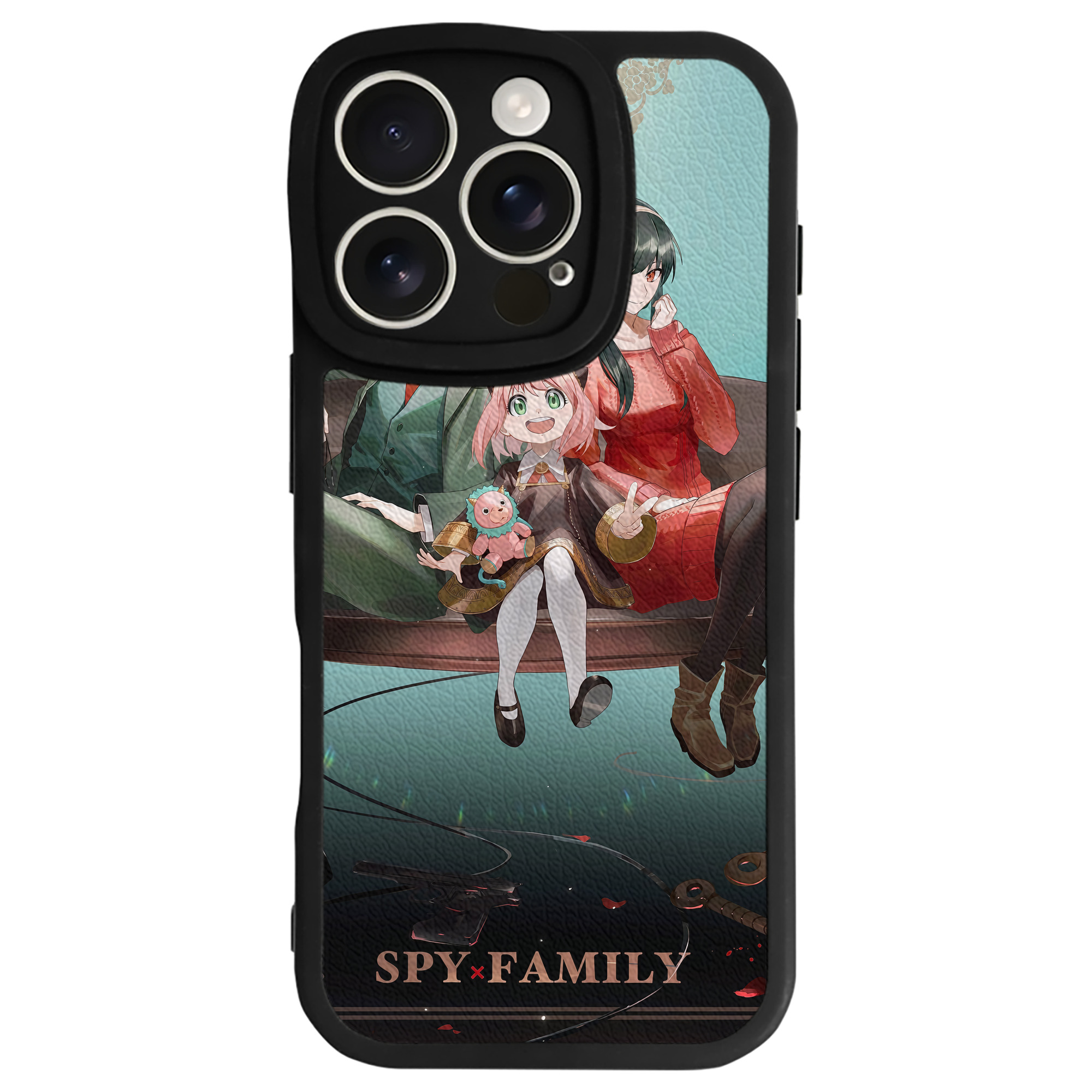 （画像用） SPY×FAMILY间谍家家酒 【iPhone 16シリーズ対応】シリコンスマホケース（レザー調） 材質：シリコン